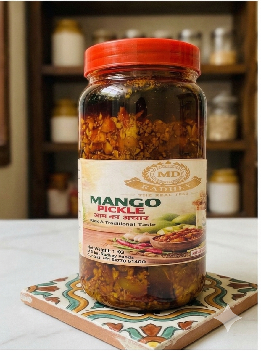 Rajasthani Mango Pickle (Aam Achar) – 1kg