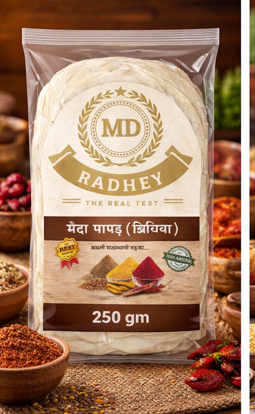 Maida Papad (Briycha) – 250 gm